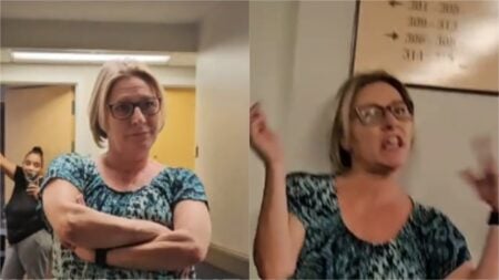 Unhinged Florida Karen Goes Nuclear In Hotel Hallway Freak Out: ‘She Was Dying To Use The N-Word’ Florida Karen crashes out in hotel hallway