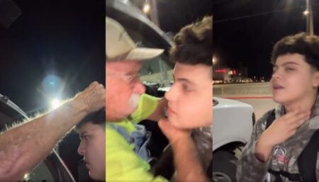 Idaho Trucker Caught on Camera in Racist Confrontation with Hispanic Man: ‘I Just Wanted a Gatorade’ racist man in idaho