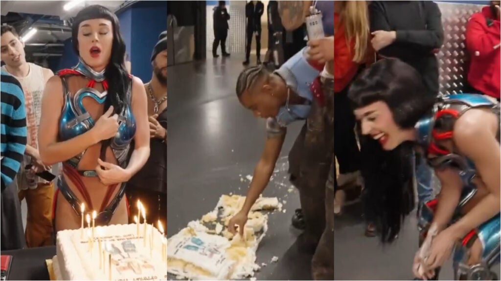 Katy Perry Slammed for Throwing Birthday Cake on the Floor & Feeding It To Her Dancers: ‘Genuinely Confused and Upset as to Why She Would Do This’ Katy Perry cake