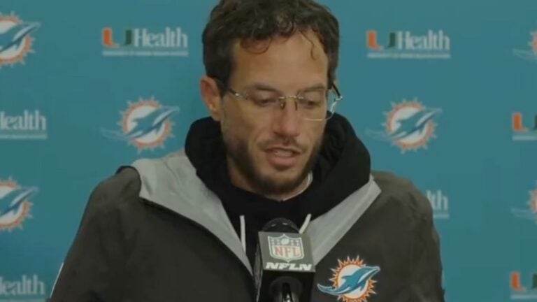 Mike McDaniel during press conference