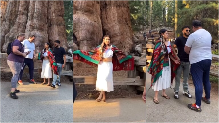 native american sequoia photo op