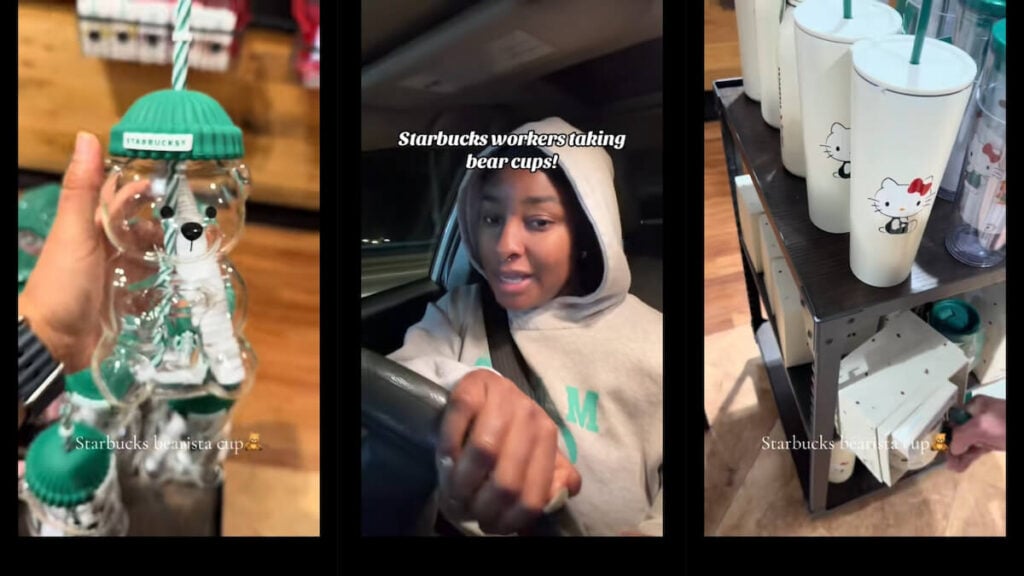 Upset Starbucks Customer in New York Claims Employees Took Limited-Edition Bear Cups Before Store Opened: ‘Starbucks Wants Us Mad at Each Other’ Starbucks Limited Edition Bear Cups New York