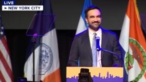 Zohran Mamdani delivers victory speech in New York City