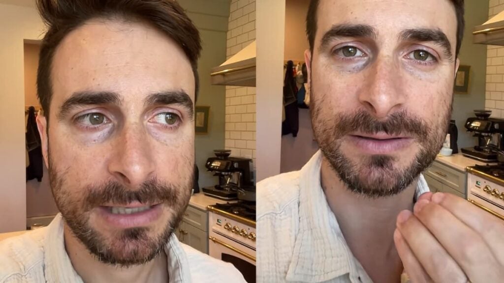 A picture of the New York dad.